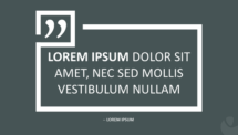 Quote Template for PowerPoint - Double Frame