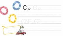 Learn ABC and Trace the Letter O - PowerPoint Worksheet