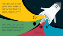 Space Infographics for PowerPoint - Rocket