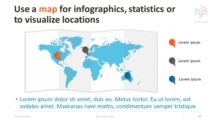Corporate Business PowerPoint Template - Map