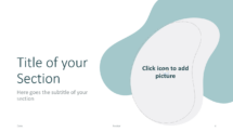 Business Brand Identity - Presentation Template - Section Slide (no Photo)