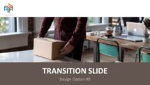 Corporate Business PowerPoint Template - Transition Slide - Option 9