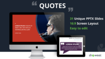 Quote Templates for PowerPoint - Cover Slide