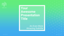 Transitions - PowerPoint Template - Cover (Option 3)