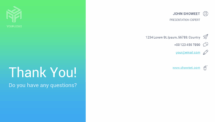 Transitions - PowerPoint Template - Thank You! Slide