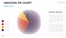 Amazing Pie Chart for PowerPoint - Halftone 2