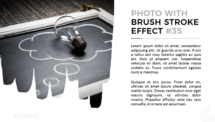 Mockup Layout #35 - Brush Stroke Effect for PowerPoint