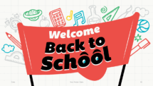 Back To School Template for PowerPoint and Google Slides - Red