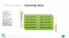 PowerPoint SmartArt Graphics - Opposing Ideas Template