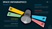 Space Infographics for PowerPoint - Satellite