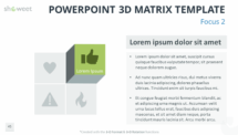 Free 3D Matrix for PowerPoint - Focus 2