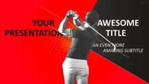 Sports - Golf PowerPoint Template