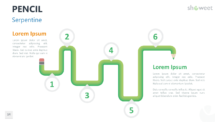Pencil Infographics for PowerPoint - Serpentine