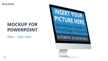 Mockup templates for PowerPoint - iMac