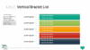 PowerPoint SmartArt Graphics - Vertical Bracket List Template