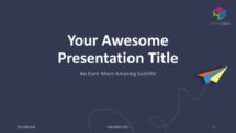 Origami PowerPoint Template - Cover Slide 3