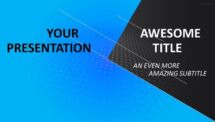 30 Sports PowerPoint Template - Cover Slide Option 1