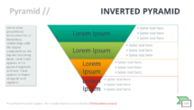 Inverted Pyramid - SmartArt Graphic for PowerPoint