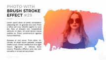 Mockup Layout #29 - Brush Stroke Effect for PowerPoint