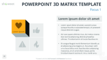 Free 3D Matrix for PowerPoint - Focus 1