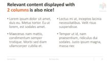 Corporate Business PowerPoint Template - 2 Columns