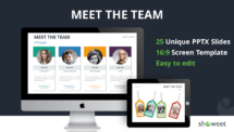 Meet the team - PowerPoint Templates - Cover Slide