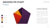 Amazing Pie Chart for PowerPoint - Pentagon