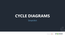 Cycle Diagrams for PowerPoint - SmartArt