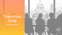 Transitions - PowerPoint Template (Orange) - Transition Slide Option 3