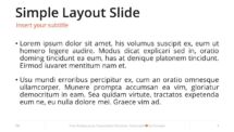 Oki - Multipurpose PowerPoint Template - Simple Layout Slide