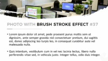 Mockup Layout #37 - Brush Stroke Effect for PowerPoint