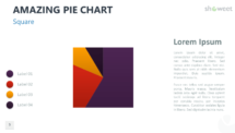 Amazing Pie Chart for PowerPoint - Square