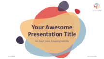 Bubbler PowerPoint Template - Cover Slide (Light)
