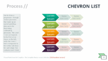 Chevron List - SmartArt Graphic for PowerPoint