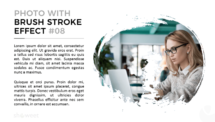 Mockup Layout #08 - Brush Stroke Effect for PowerPoint