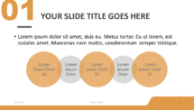 Corpo - Business Template for PowerPoint - Orange (Title and Content Slide)