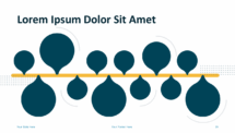 Speech Bubbles PowerPoint Template - Timeline