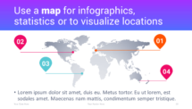 Transitions - PowerPoint Template (Purple) - Map