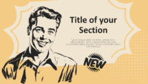 Diapositive 03 - Modèle Pub Rétro pour PowerPoint et Google Slides