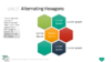 PowerPoint SmartArt Graphics - Alternating Hexagons Template