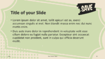 Diapositive 16 - Modèle Pub Rétro pour PowerPoint et Google Slides
