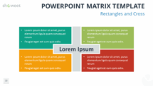 Free Matrix for PowerPoint with Cross
