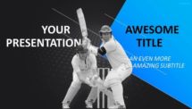 Sports - Cricket PowerPoint Template