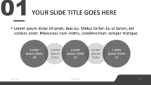 Corpo - Business Template for PowerPoint - Gray (Title and Content Slide)