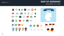 Free Map of Germany for PowerPoint with Infographics