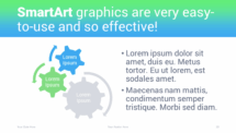Transitions - PowerPoint Template - SmartArt