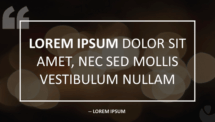 Quote Template for PowerPoint - Background with Photo and Frame