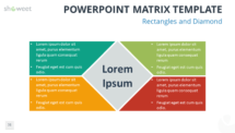 Free Matrix for PowerPoint with Diamond