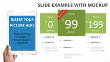 Mockup templates for PowerPoint - Example 5