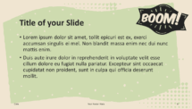 Diapositive 08 - Modèle Pub Rétro pour PowerPoint et Google Slides